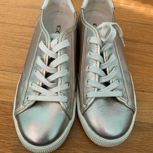 Coach metallic sneakers